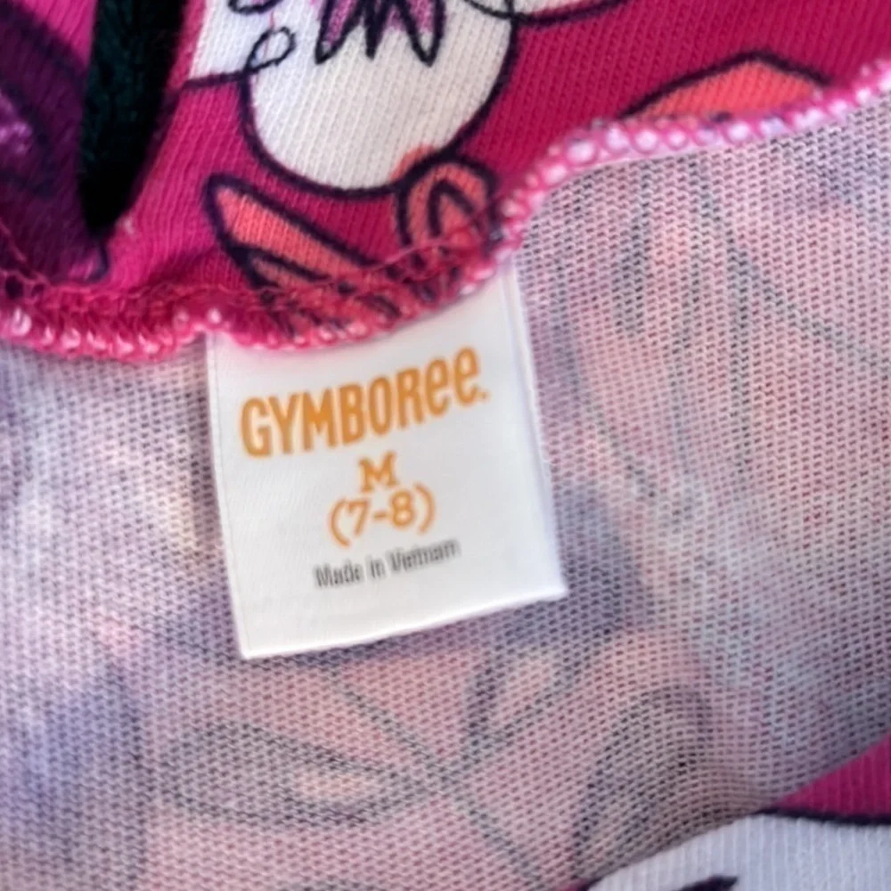 Gymboree Girls pink and purple tunic dress size medium 7/8 preloved